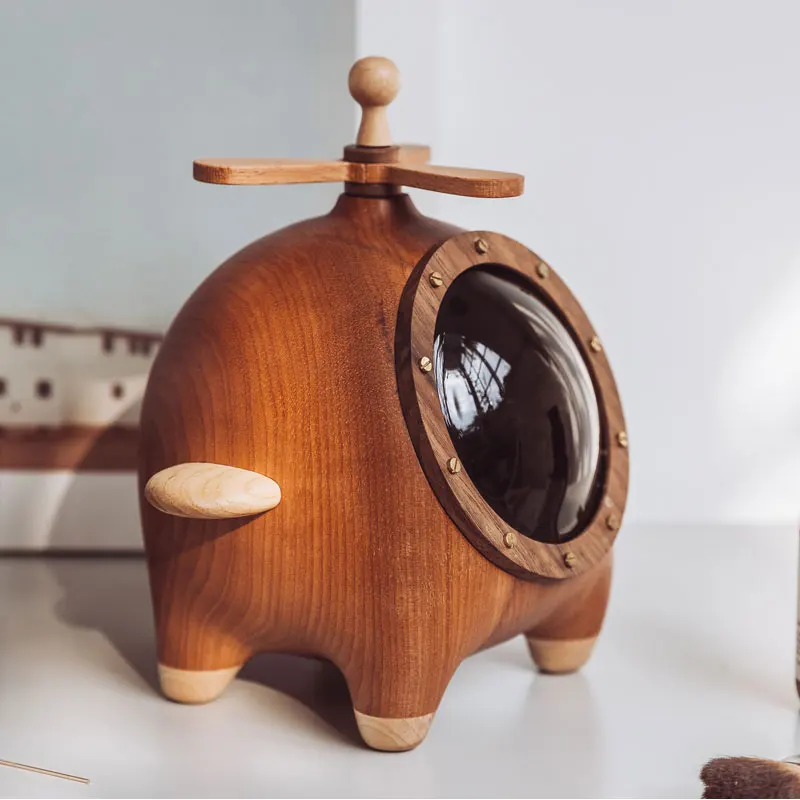 Деревянный шкаф для часов в скандинавском стиле креативное украшение дома