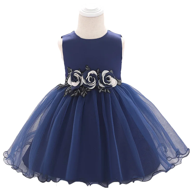 Платье для девочек на 1-й день рождения детское платье принцессы свадьбу и