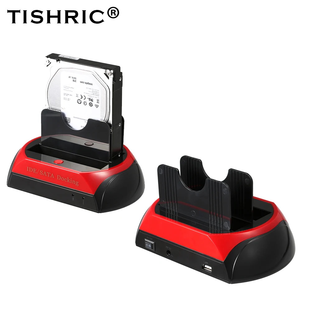 Док станция TISHRIC IDE/SATA для жестких дисков адаптер SATA USB 2 0 корпуса жесткого диска 5/3