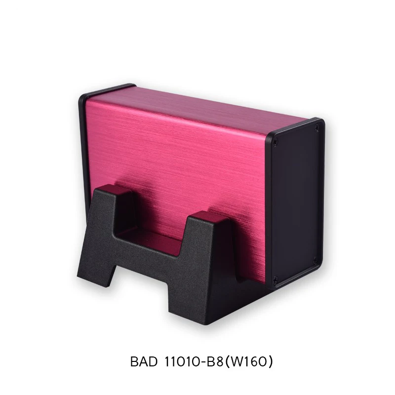 BAD11010(W160)-B8 Алюминиевая распределительная коробка электроника Сделай Сам Корпус Пластмассовый для электрооборудования экструдированный металлическое соединение корпус распределительная коробка 160*96*50 мм - Цвет: BAD11010(W160)-B8