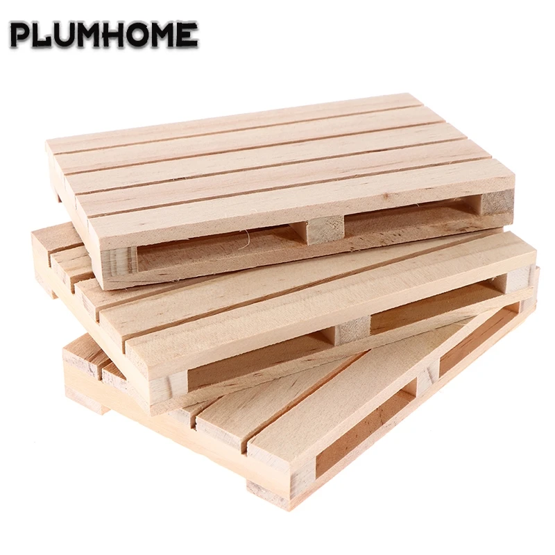 

Hot Sale Mini Wooden Pallet Beverage Coasters For Hot And Cold Drinks Wood Pallet Pot Cushion Crafts Table Decoration