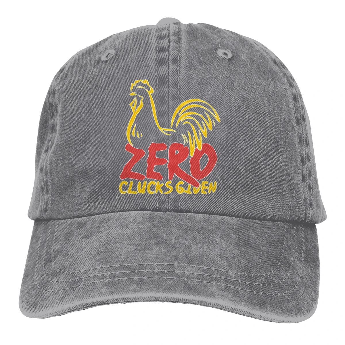 

Zero Clucks Given Chicken Hats For Men Women Fashionable Adjustable Baseball Cap Vintage Dad Hats