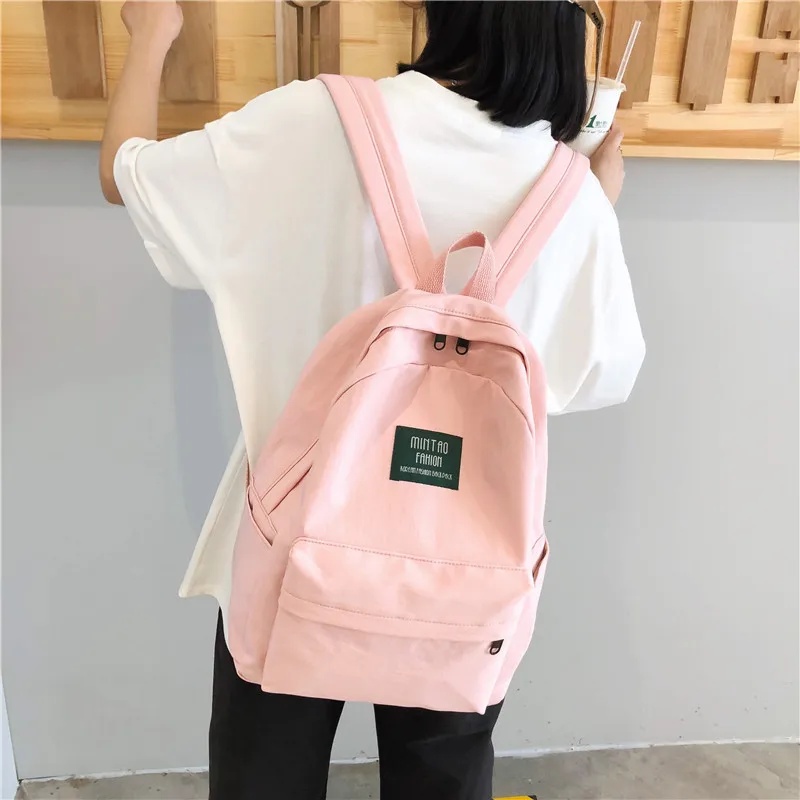 2019 нейлон браслет чистый цвет новый рюкзак на плечо японские и корейские женские