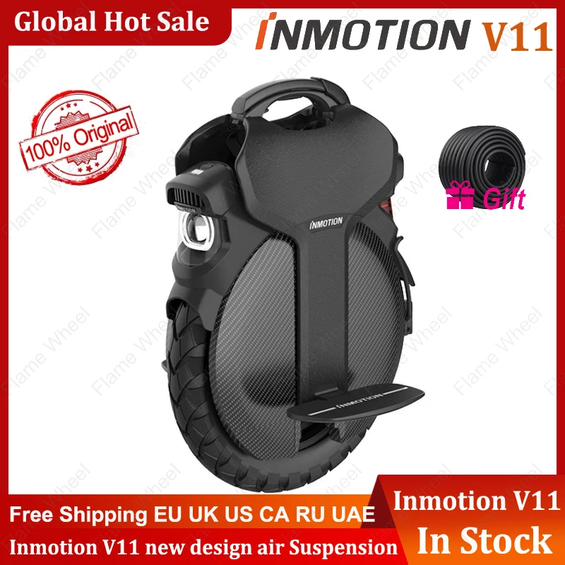 Гироскутер INMOTION V11 Одноколесный пневматическая подвеска 84 в 2000 Вт | Спорт и