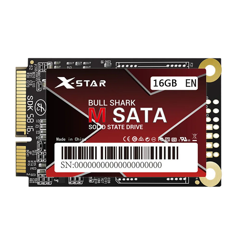 MSATA SSD HDD Внутренний твердотельный жесткий диск для ноутбука ноутбук сервер 16 ГБ 32