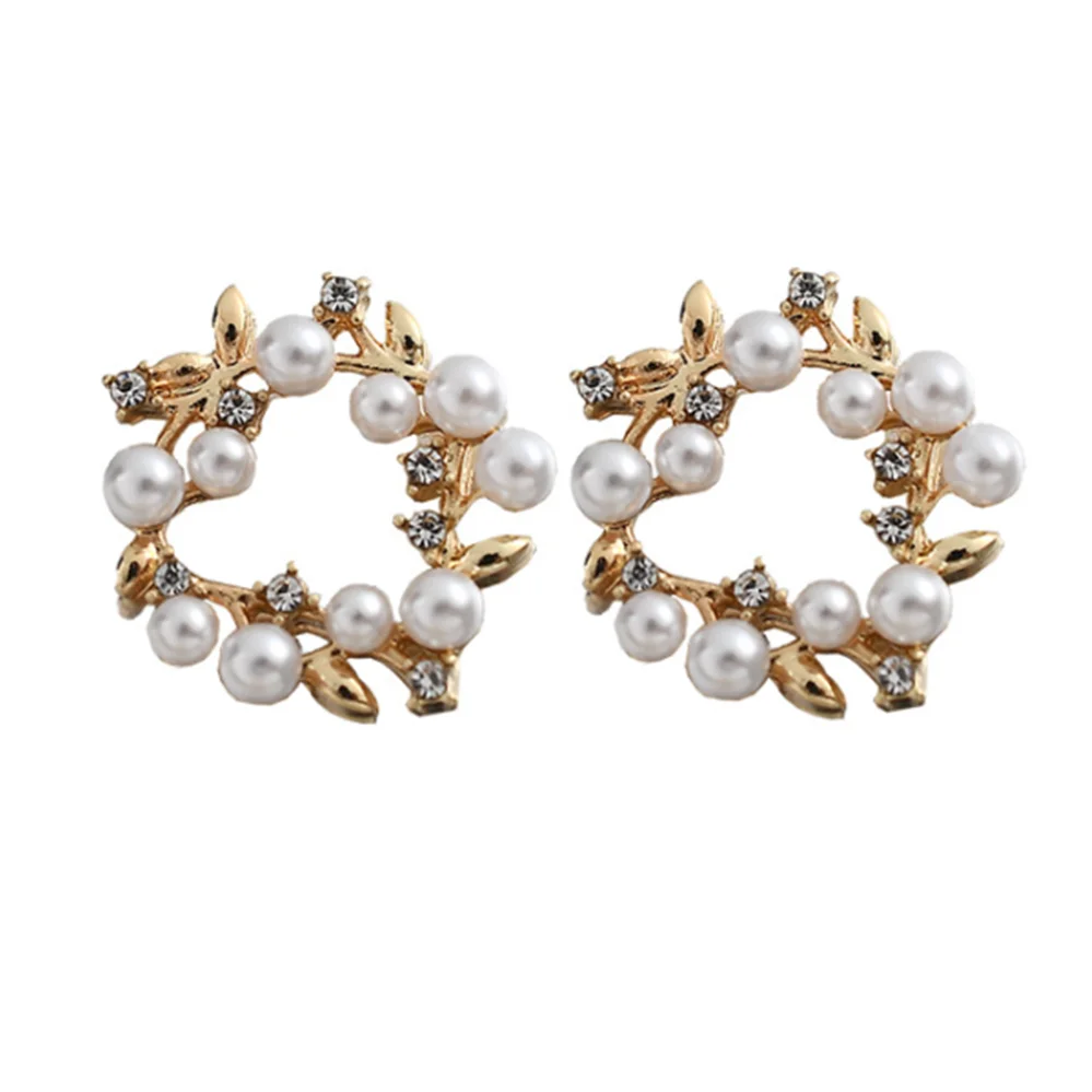 

Trendy Fashion Artificial Pearl Earrings High-end Women's Holiday Gift Sweet Earrings Jewelry Wholesale