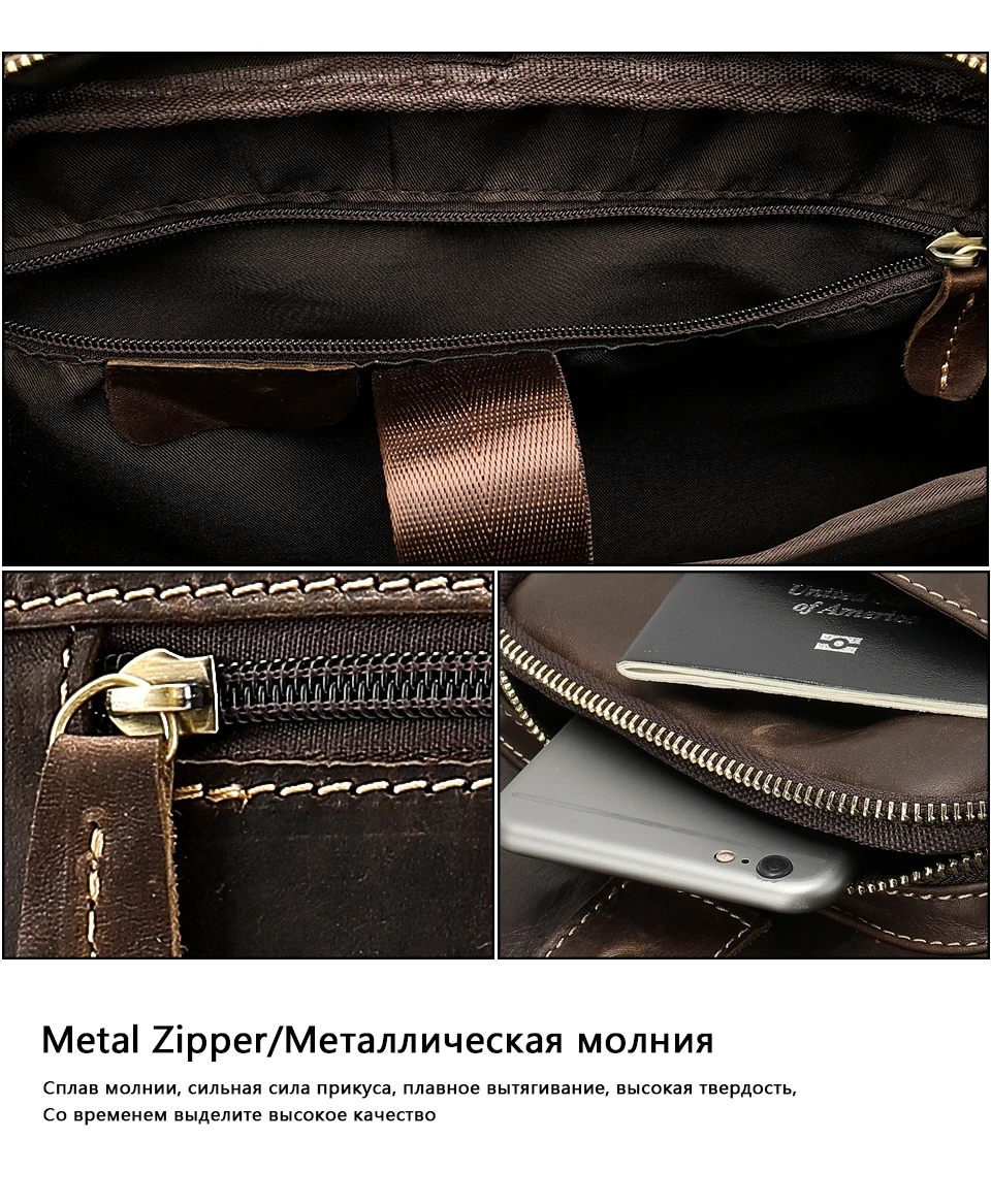 WESTAL, деловой мужской портфель, сумка, мужские сумки из натуральной кожи, 14 дюймов, сумка для ноутбука, кожаный мужской портфель, офисные/Компьютерные сумки 8002