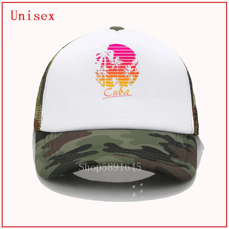 Женская бейсбольная кепка с изображением заката Кубы | Аксессуары для одежды