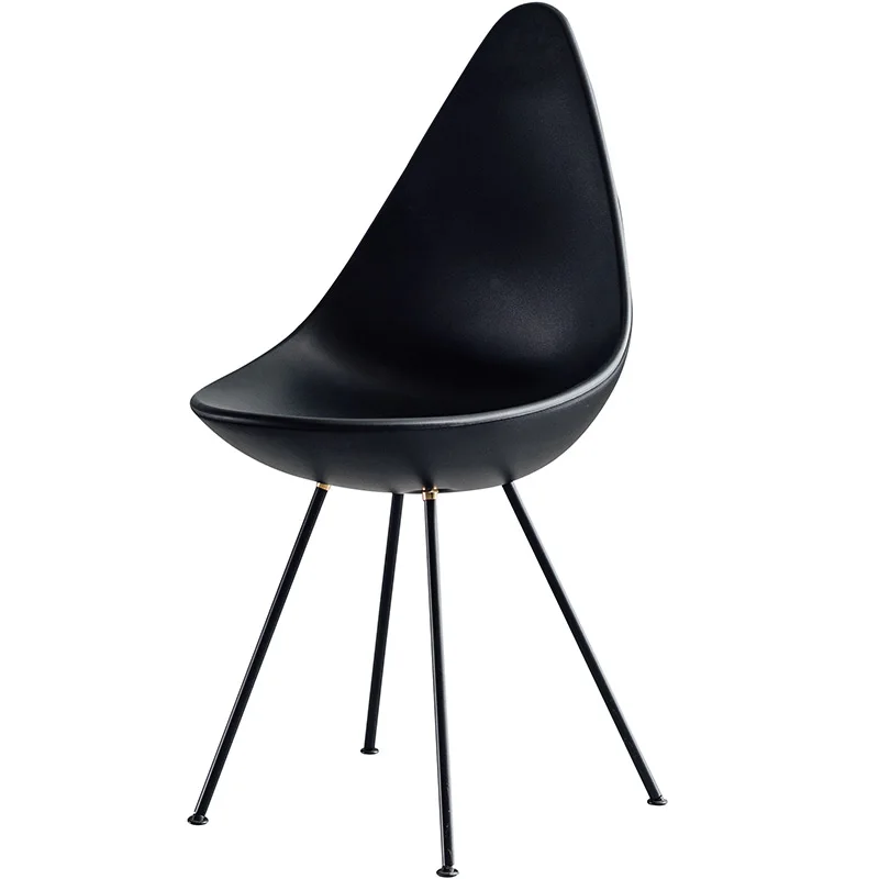 Скандинавский минимализм черный стул современный для одевания креативный