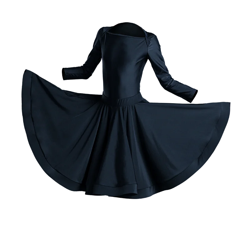 

Professional Girls Latin Dance Dresses Children Stage Competition Suit For Cha Cha Rumba Samba Dance Clothes Tops+Skirt DWY3405