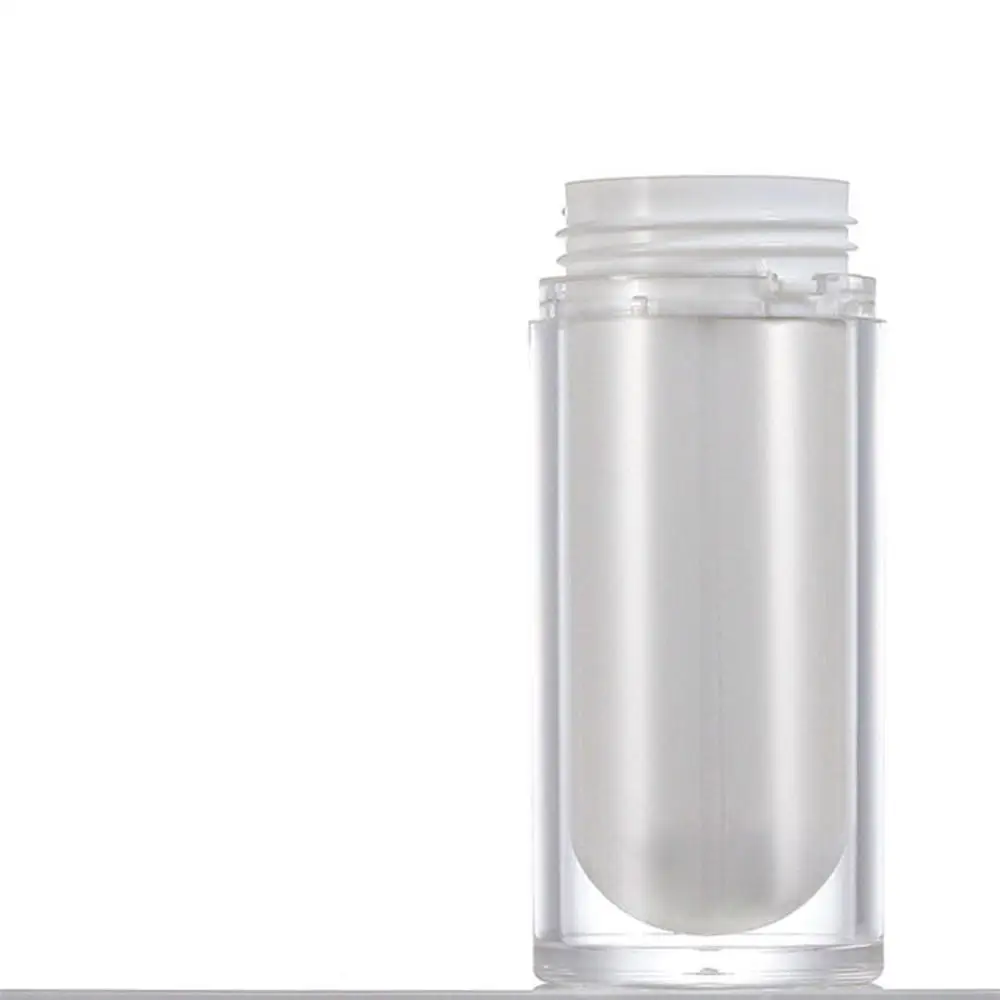 15 мл 30 50 жемчужно белый акрил вакуумная банка круглые пустые многоразовые
