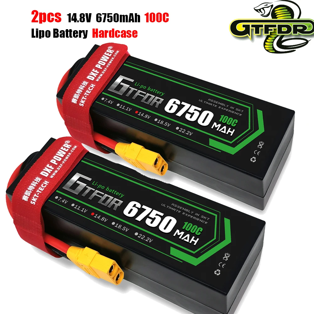 GTFDR 3S 4S Lipo аккумулятор 11 1 В 14 8 в 15 2 6750 мАч 8000 7500 6400 100C 200C 140C 280C 130C 260C для