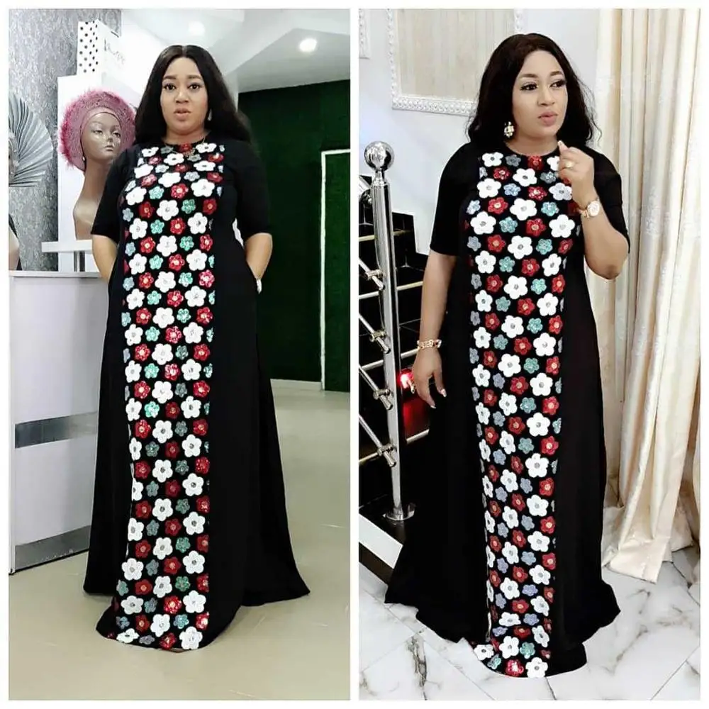 

Short sleeve long dress summer style African women dress new arrivals African clothing Dashiki Fairy Dreams