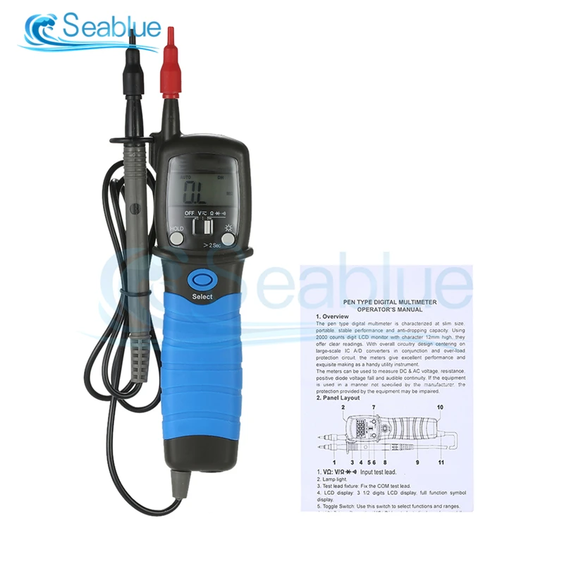 Цифровой мультиметр HP-38B измеритель перьевого типа тестер постоянного тока