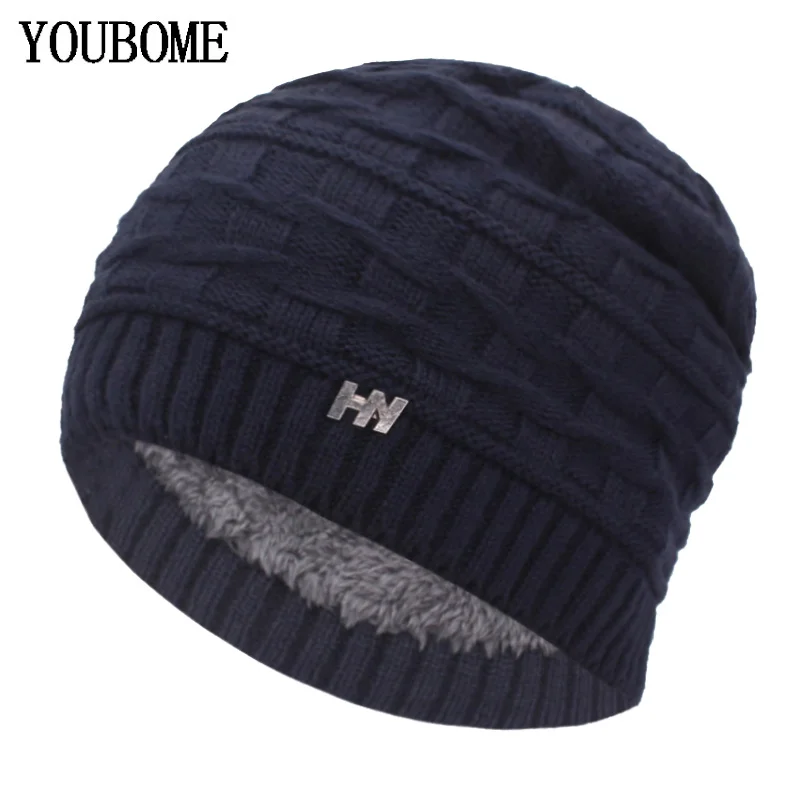 YOUBOME Skullies Beanies, зимние шапки для женщин, вязаная шапка для мужчин, Famale Gorras, мешковатая зимняя шапка, теплая мягкая вязаная шапка, шапки