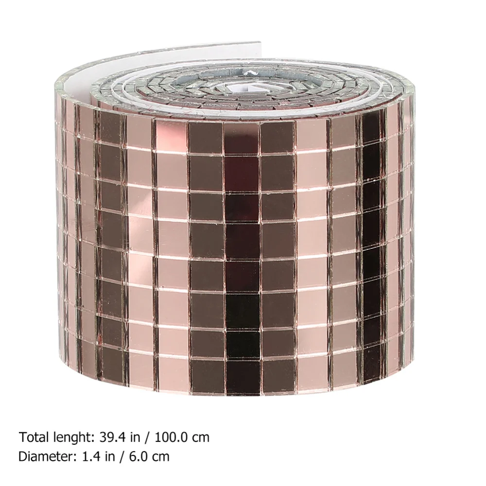 2 рулона клей мозаичная стеклянная плитка мозаика зеркала Стикеры для украшения