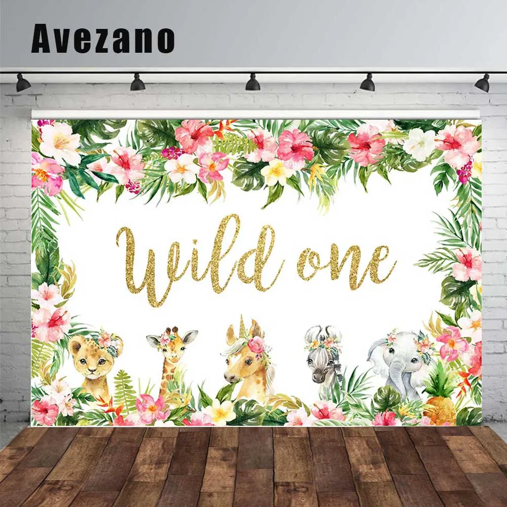 Avezano и надписью Wild One для фотосъемки с изображением День рождения вечеринки в