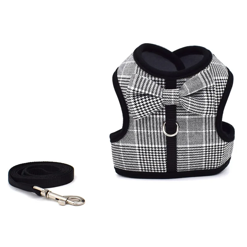 Симпатичный галстук бабочка дышащий нагрудный ремень Тяговая веревка полосатый