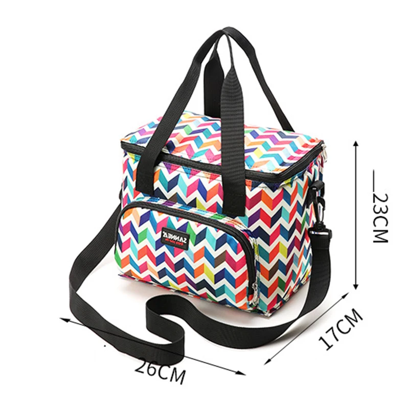 10л утолщенная Складная водонепроницаемая изолированная сумка-холодильник для