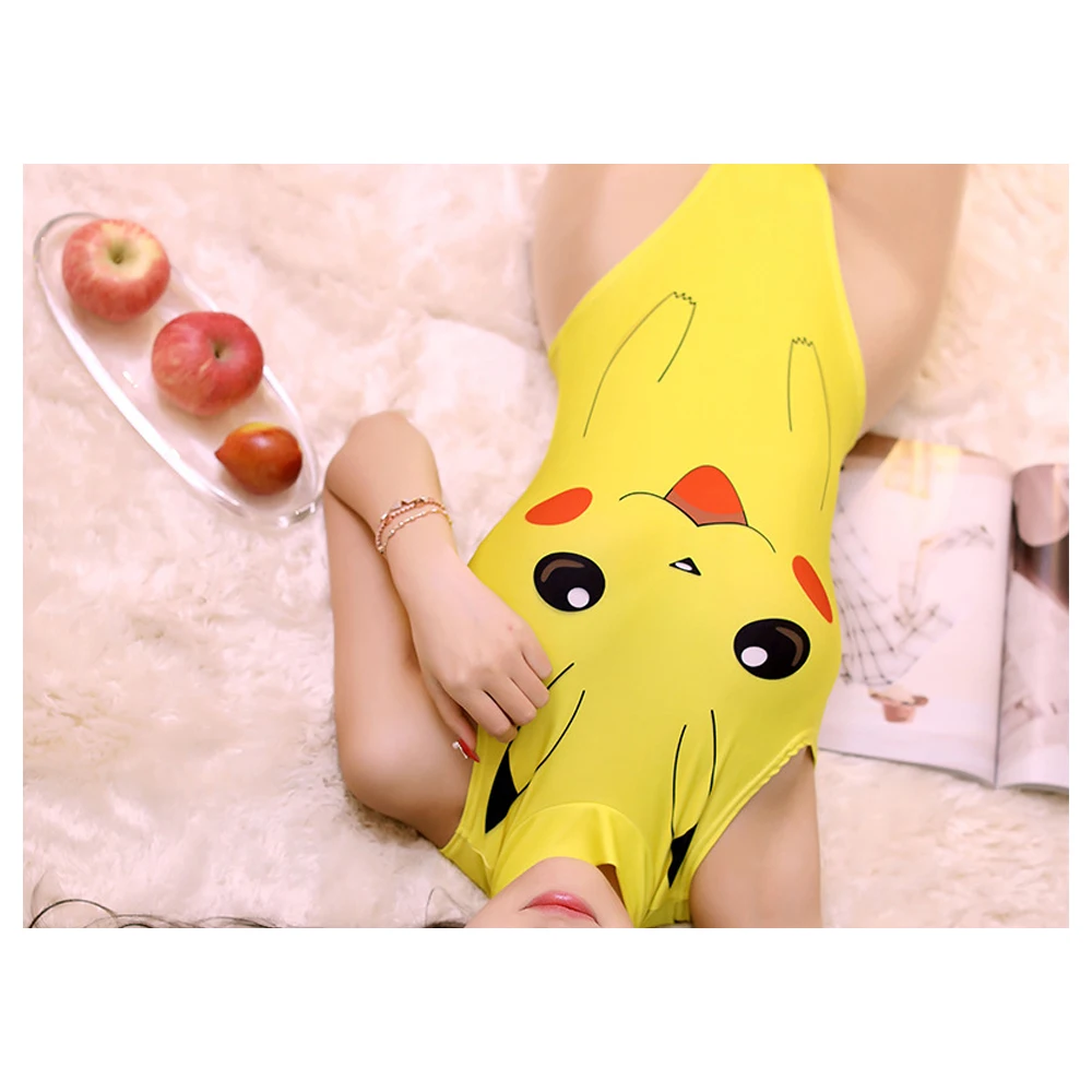 Сексуальное женское аниме белье для косплея Pokemon Pikaqiu сексуальное экзотическое