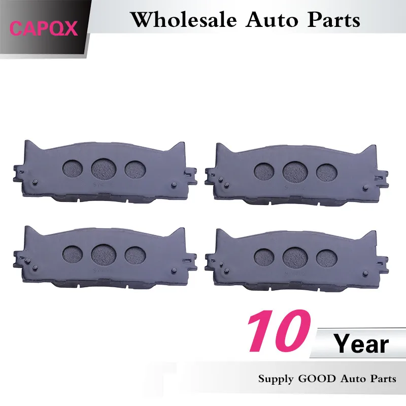 Передние тормозные колодки CAPQX OEM #04465 33450 для ES240/ES350 CAMRY AURION 2006 2007 2008 2009 2010 2011 2012 MAZDA