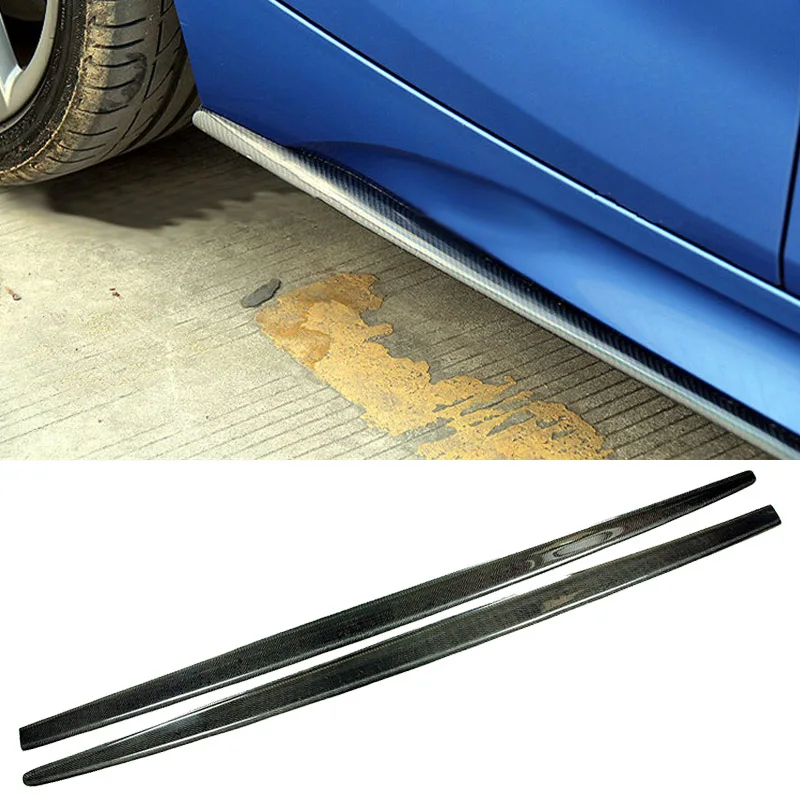 

P Style Carbon fiber 4Door Side skirts Fit For BMW F20 1-Series M135