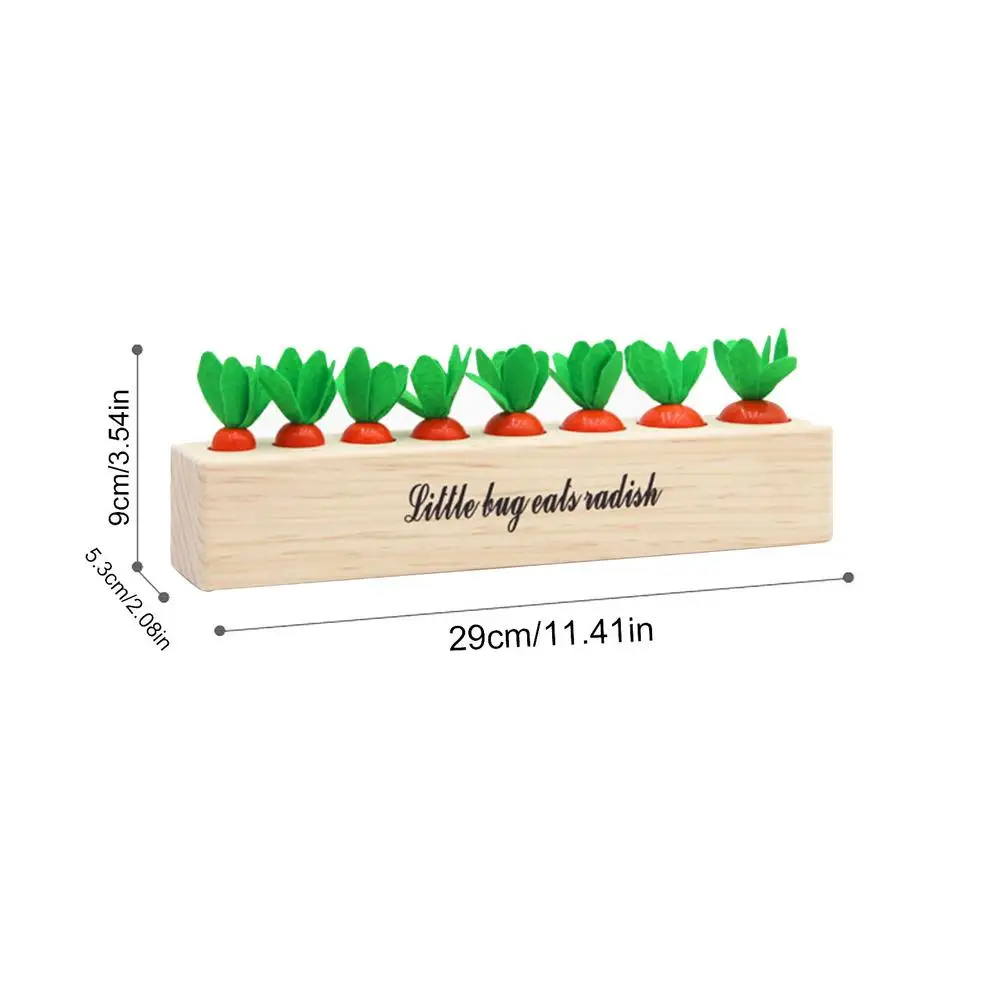 Игрушка Монтессори функция вытягивания моркови альпинийская форма совпадающий