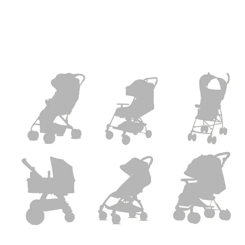 

Baby Stroller Organizer Bag Dustproof Toddler Fodable Stroller Accessories Baby Cart Travel Bags By Air Gate Checking Pocket