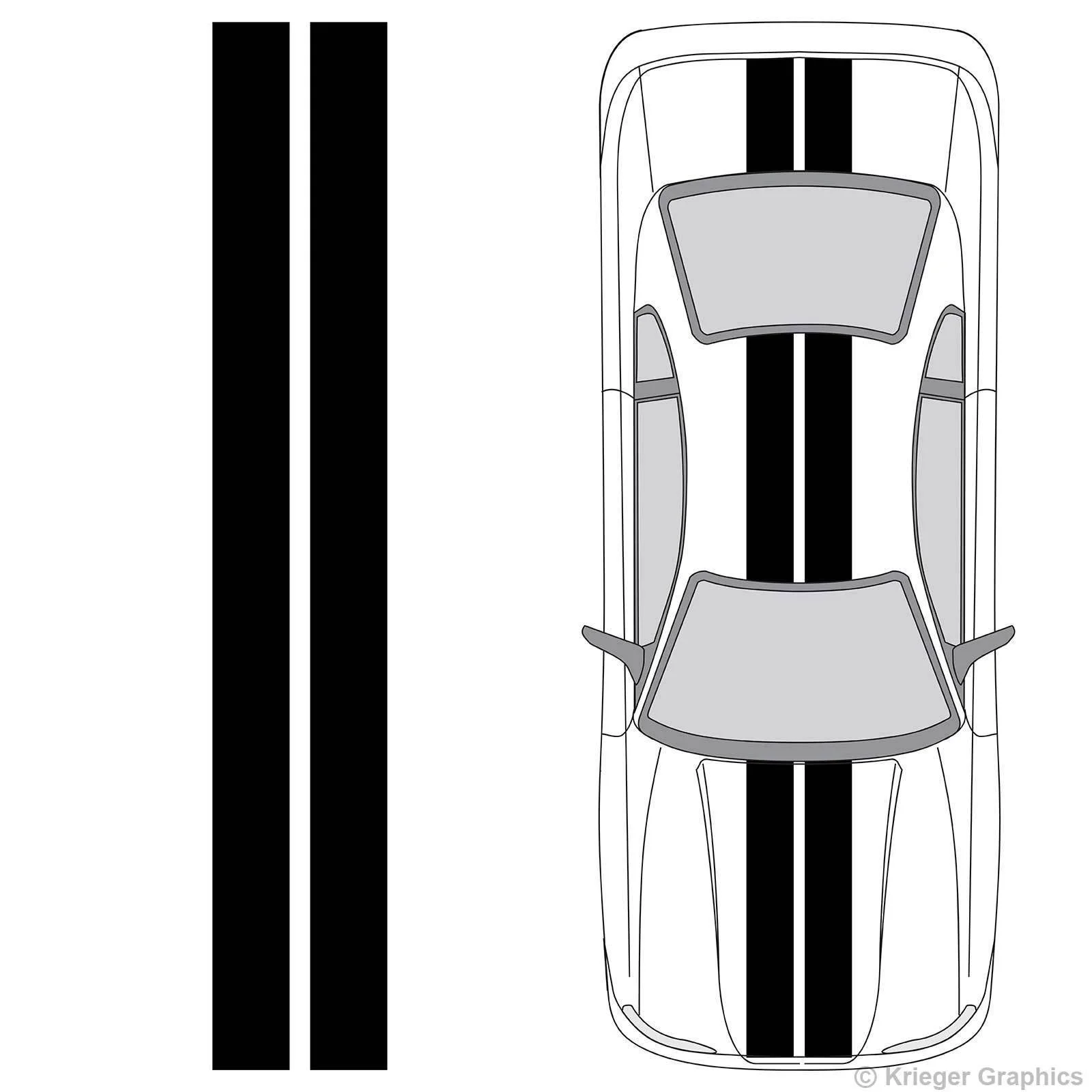 

For 1set 1Set Universal Vinyl 8" Solid Racing Stripes any Car or Truck Decals 8in 8 inch styling