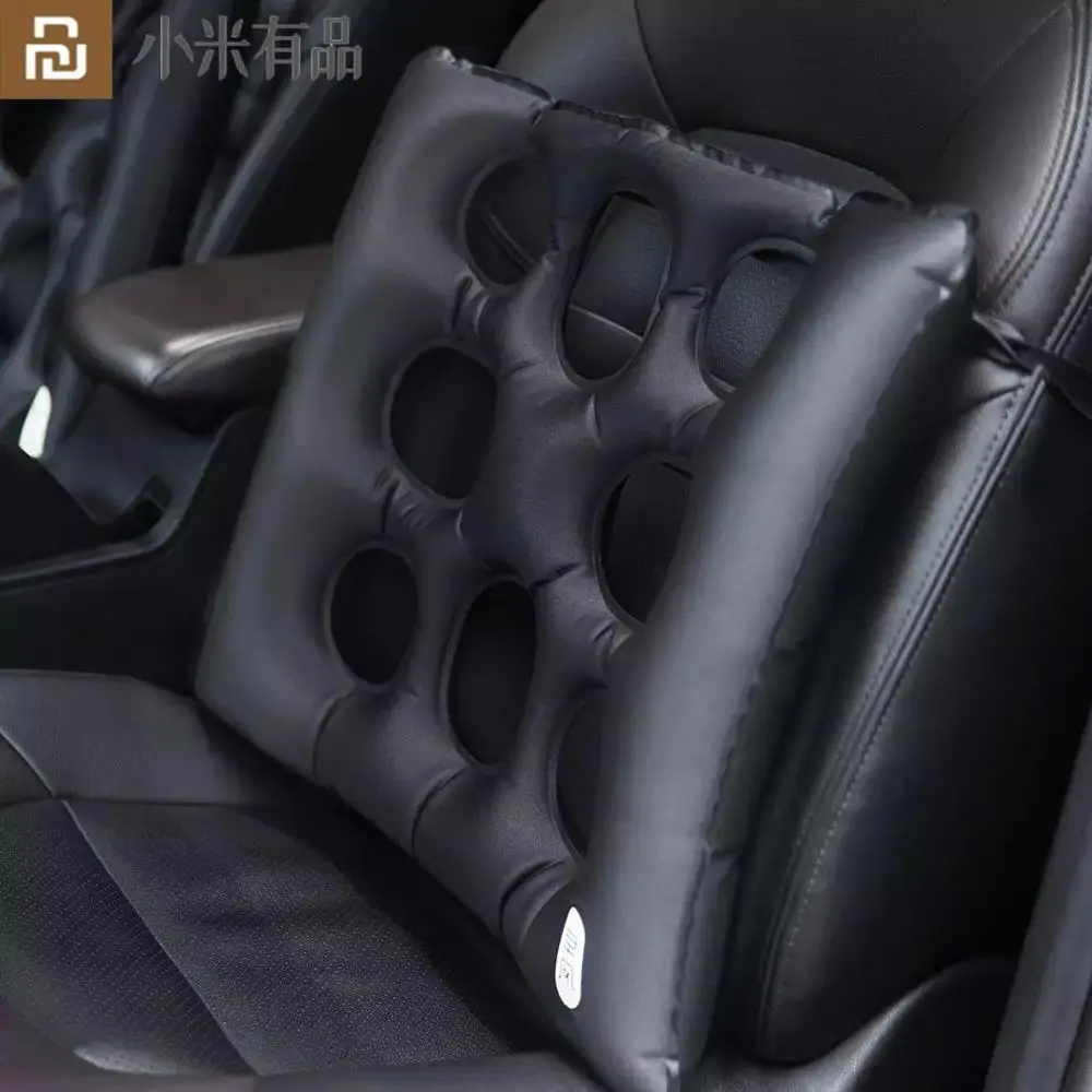 

Пористая надувная подушка YouPin, подушка на подголовник автомобильного сиденья, подушка на шею, опора для головы, поддержка поясницы, подушка ...