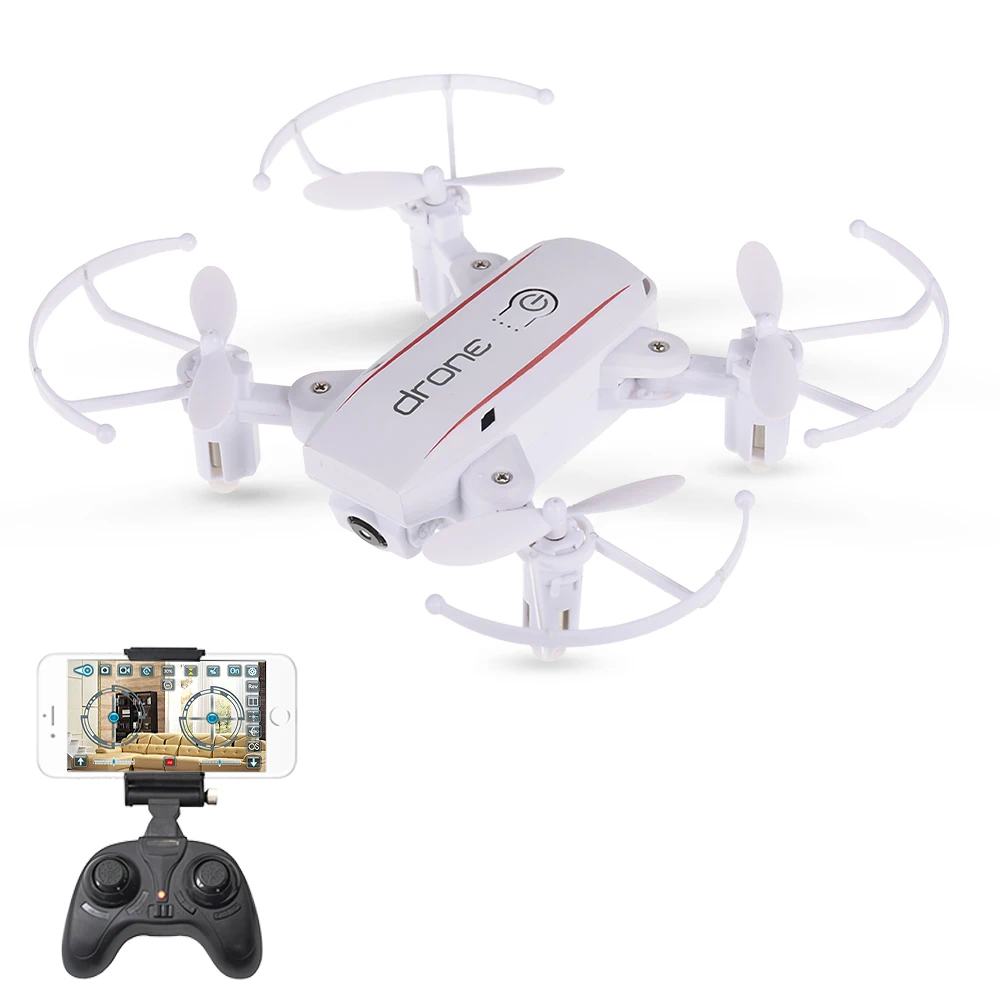 Linxtech IN1601 720P Wi Fi FPV милый селфи мини Дрон с камерой вертолет удержание высоты RC