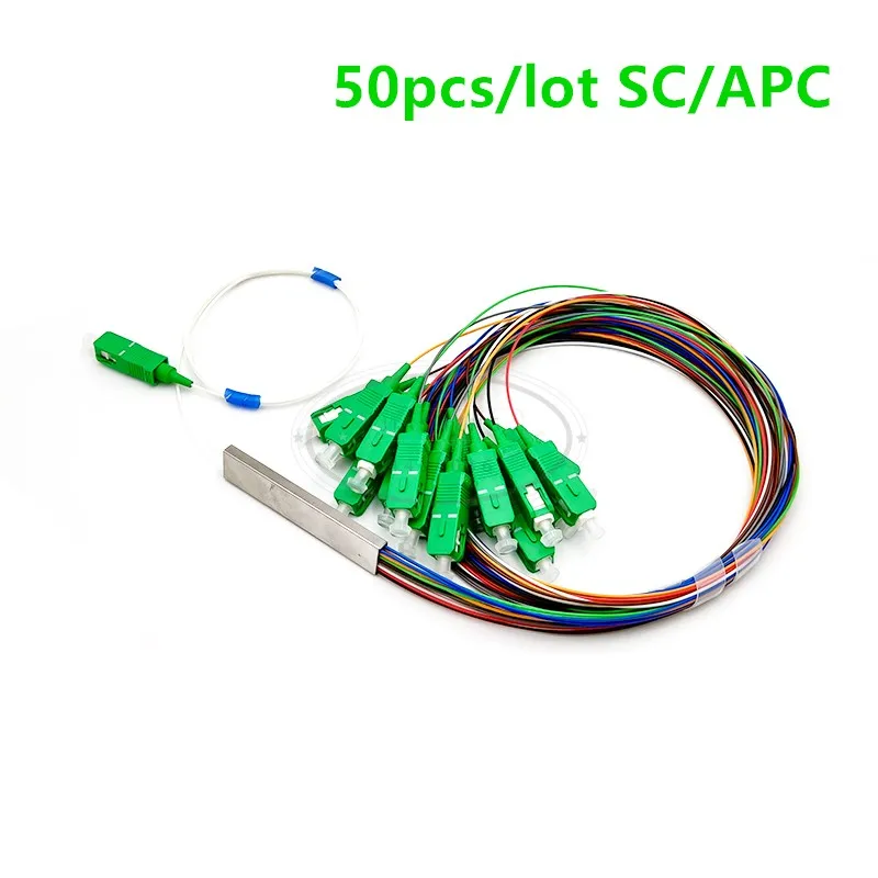 50pcs Мини-сплиттер 1x16 SM SC APC PLC волоконно-оптический сплиттер - Цвет: 50pcs