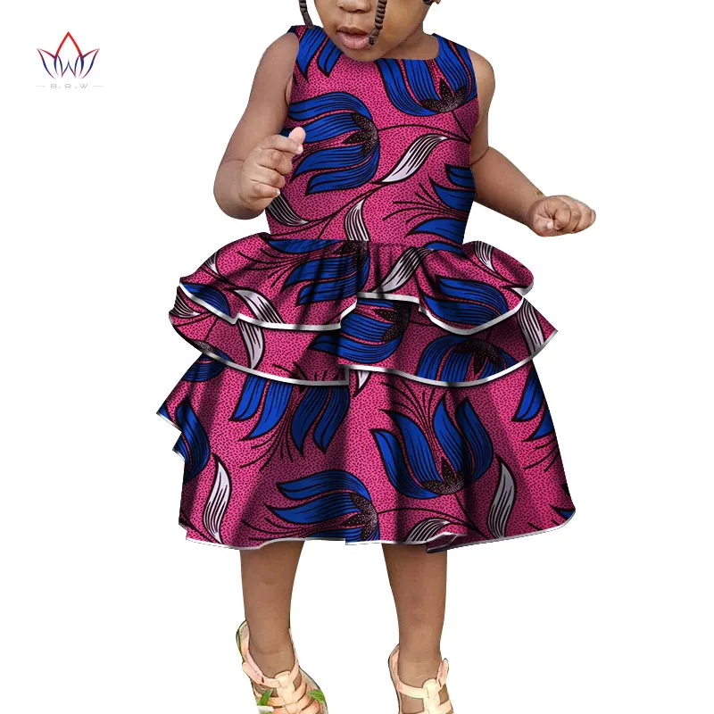 2020 летняя африканская одежда для детей с круглым вырезом традиционное Хлопковое