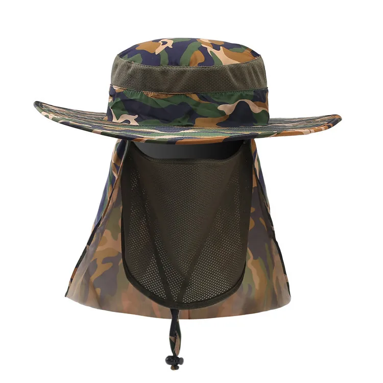 

Outdoor sun hat man fisherman hat and long man han edition fishing hat uv sunscreen cap male sun hat