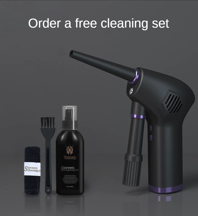 

Беспроводной пылесос для чистки клавиатуры, 45000 об/мин, Электрическая воздуходувка для электроники, компьютеров, пылесос, перезаряжаемый