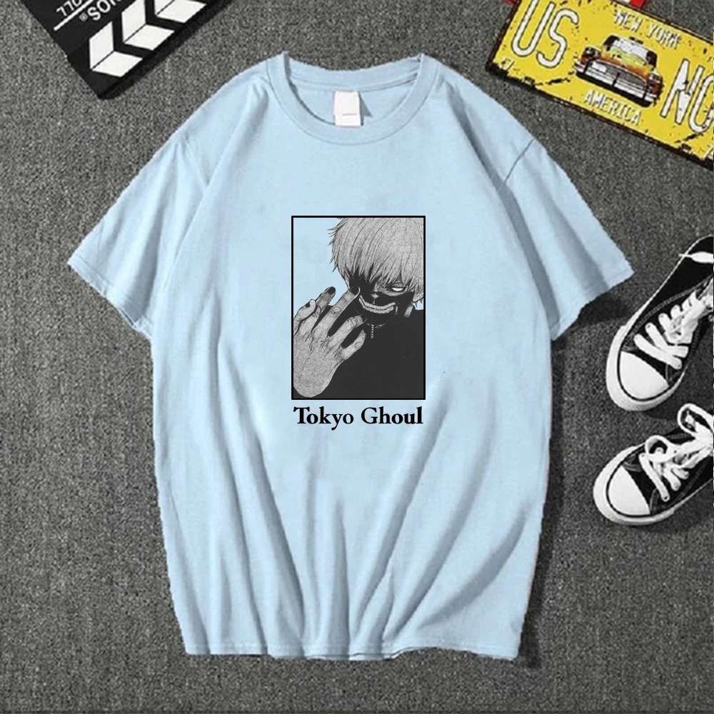 

Tokyo Ghoul T-shirt Short Sleeve Round Neck Casual Male