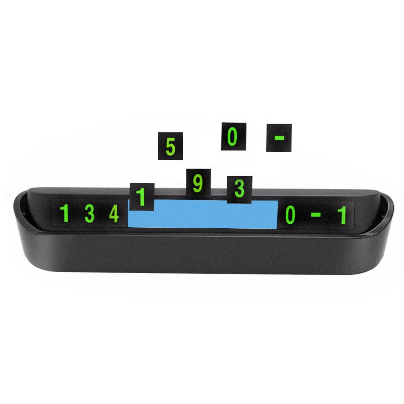 Автомобильный временный стоп-сигнал парковочная карточка телефонный номер для