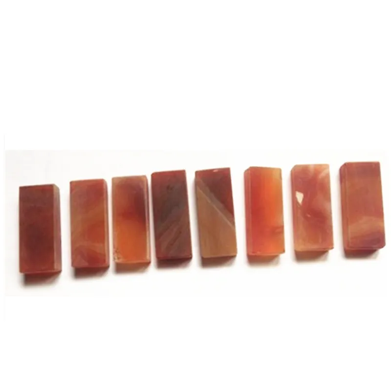 10000 # натуральный агат точильный камень 50x20x8 мм красный шлифовальный абразивная