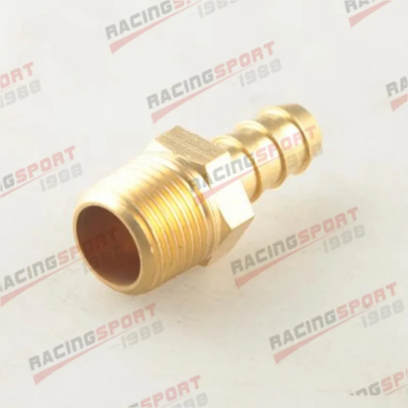 

5 PCS 3/8" Male Brass Hose Barbs Barb To 3/8" NPT Pipe Male Thread