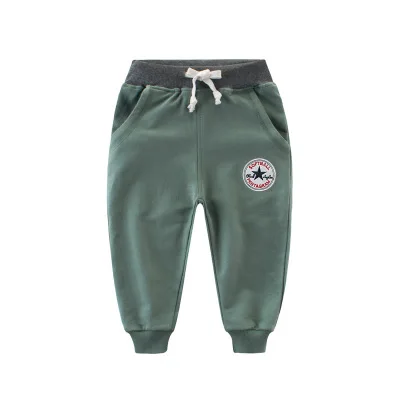 5051 army green 27kids Дети Мультфильм Мальчики брюки Весна Осень Животных Динозавров Печати Дети Брюки Повседневная Пиджаки Мальчики Брюки Детская Одежда - Цвет: 5051 army green