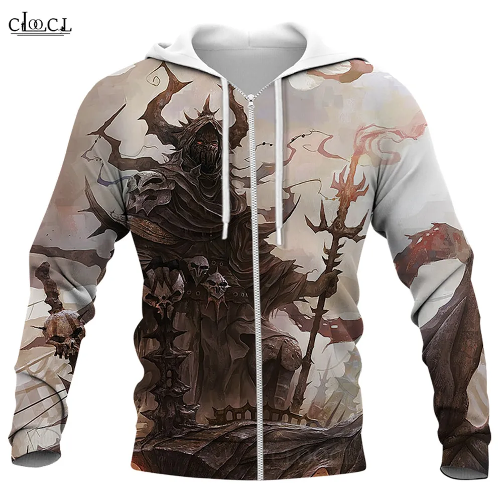 

CLOOCL Elden Ring Men's Hooodies 14 Colors Printed Zipper Hoodie Unisex Cartoon Anime Games Men Clothing Women Casual Streetwear