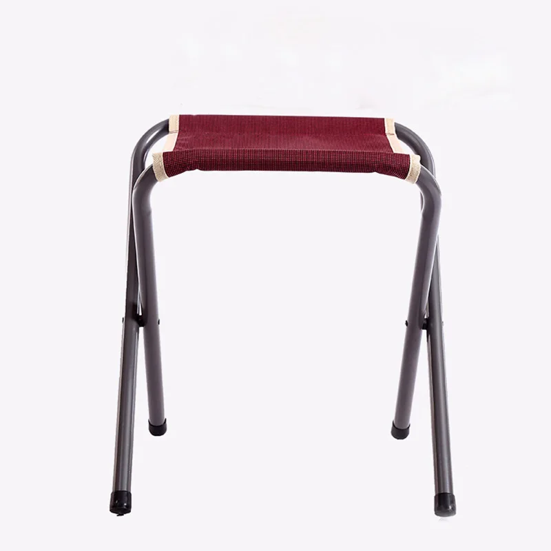 

Outdoor Camping Fishing Chair Small Horse Tied with Thick Folding Chair Small Fork Stool Portable Camping Barbecue Stool