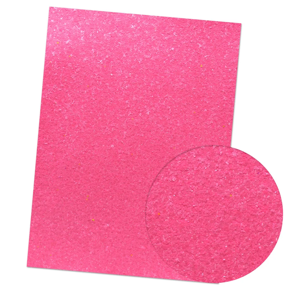 shocking pink 22*30 см матовая массивная блестящая искусственная кожа блестящая ткань из искусственной кожи синтетическая ткань листы кожзам для рукоделия - Color: shocking pink