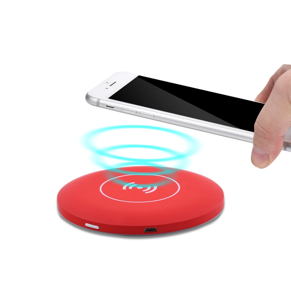 Светодиодный зеркальный светильник беспроводное зарядное устройство Qi с USB