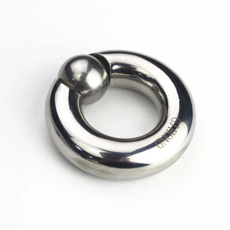 6 размеров нержавеющая сталь Мошонка кулон откручивающийся шар стиль бондаж на