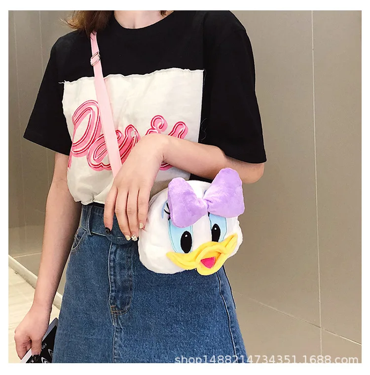 Disney 2019 новые сумки модная вышивка милый мультфильм мессенджер Дональд Дак