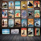 WellCraft Taitanic лодка для будущих мам пляжное сёрфинг металлическая доска стены наклейки в ретро стиле арт Винтаж картина персонализированные пользовательские Декор LT-1812