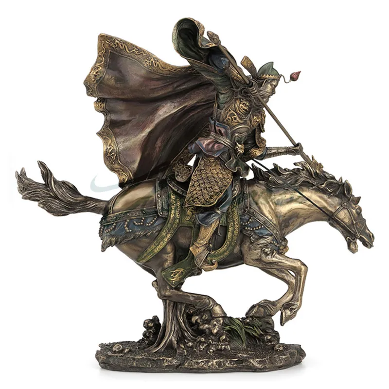 33 см статуя героя романтики тройных царств в китайском стиле Гуань Юй для