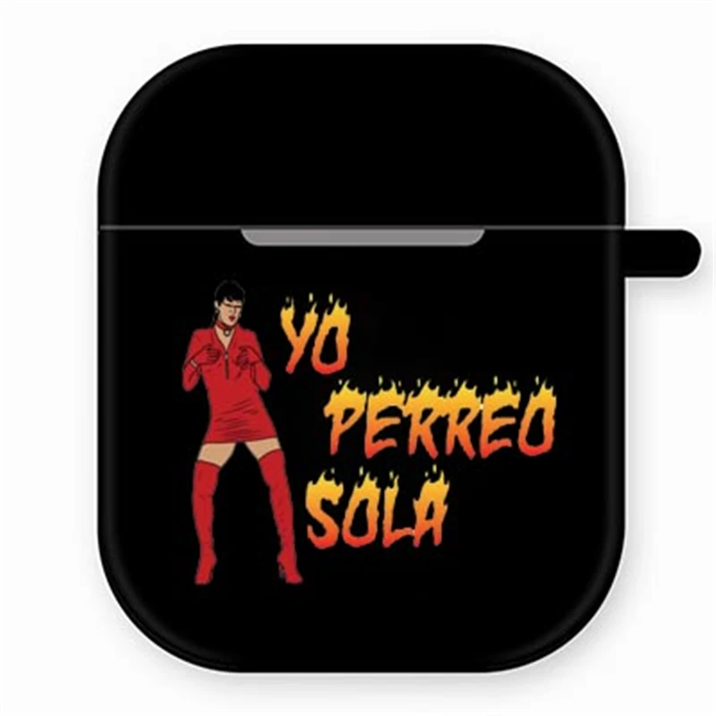Чехол-накладка Yo Perreo Sola Bad Bunny Maluma из ТПУ для Apple airpods аксессуары наушников |