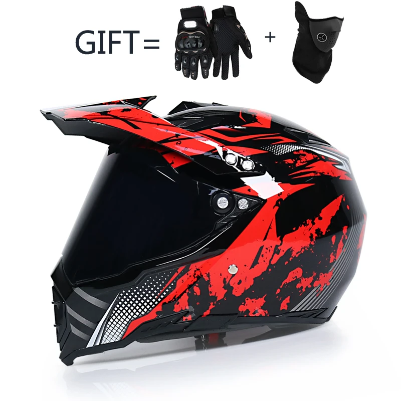 Motocross Helmets Off Road Motorcycle Motocicleta Capacete Casco Cross Helmet motorcycle helmet Full face visor | Автомобили и
